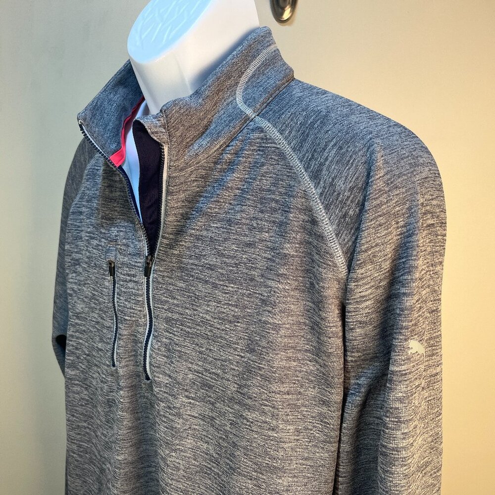 🔥 Puma Golf Men’s Power Warm 1/2 Zip Pullover Jacket Blue Marled XL EUC ⛳️